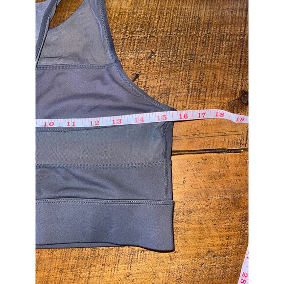 Womens‎ Zyia Active Gray Lined One More Rep Sports Bra - Picture 3 of 4